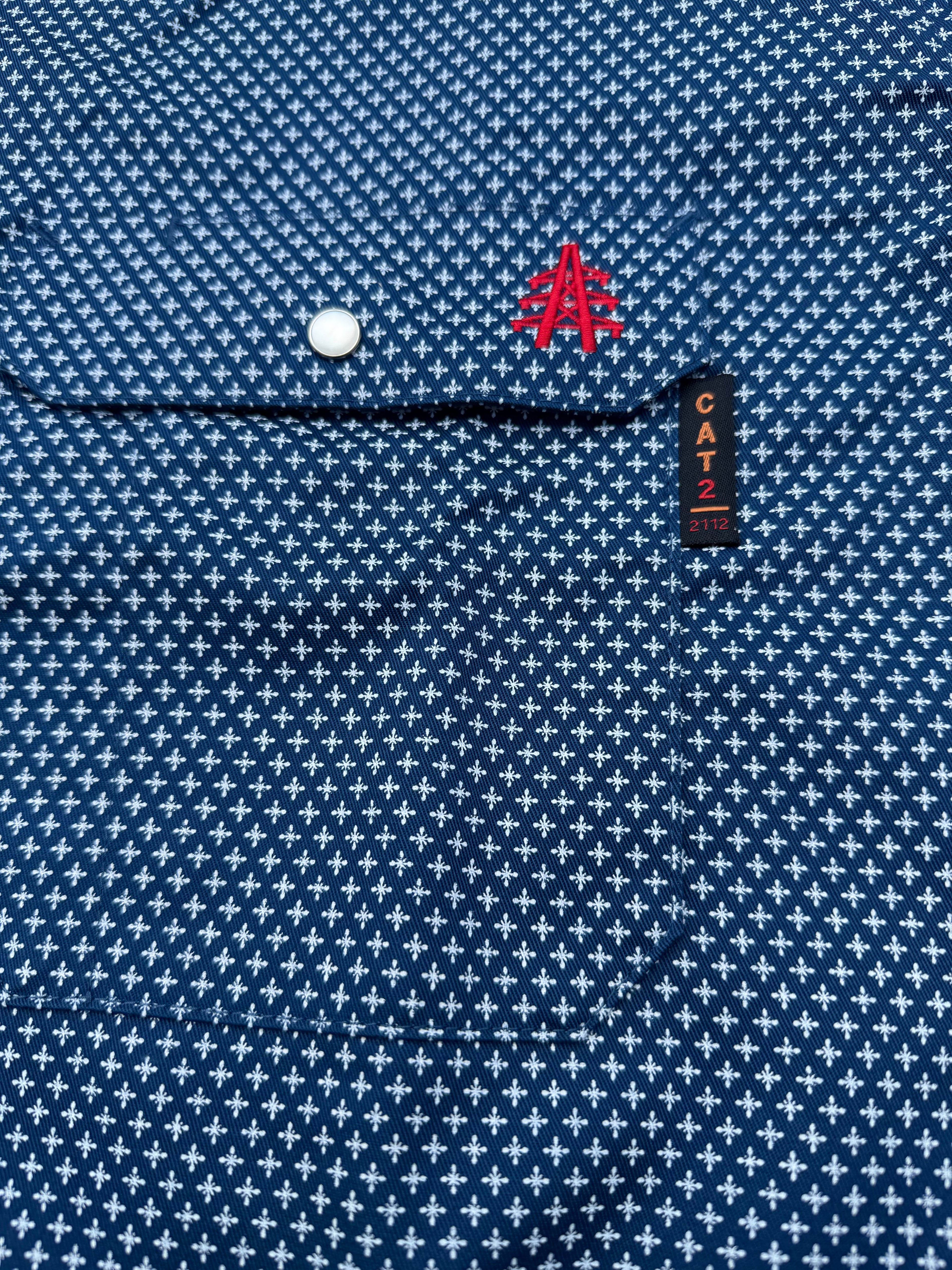 FR Pearl Snap Work Shirt - Honor Navy
