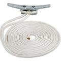 Sea-Dog Double Braided Nylon Dock Line - 5/8" x 35 - White